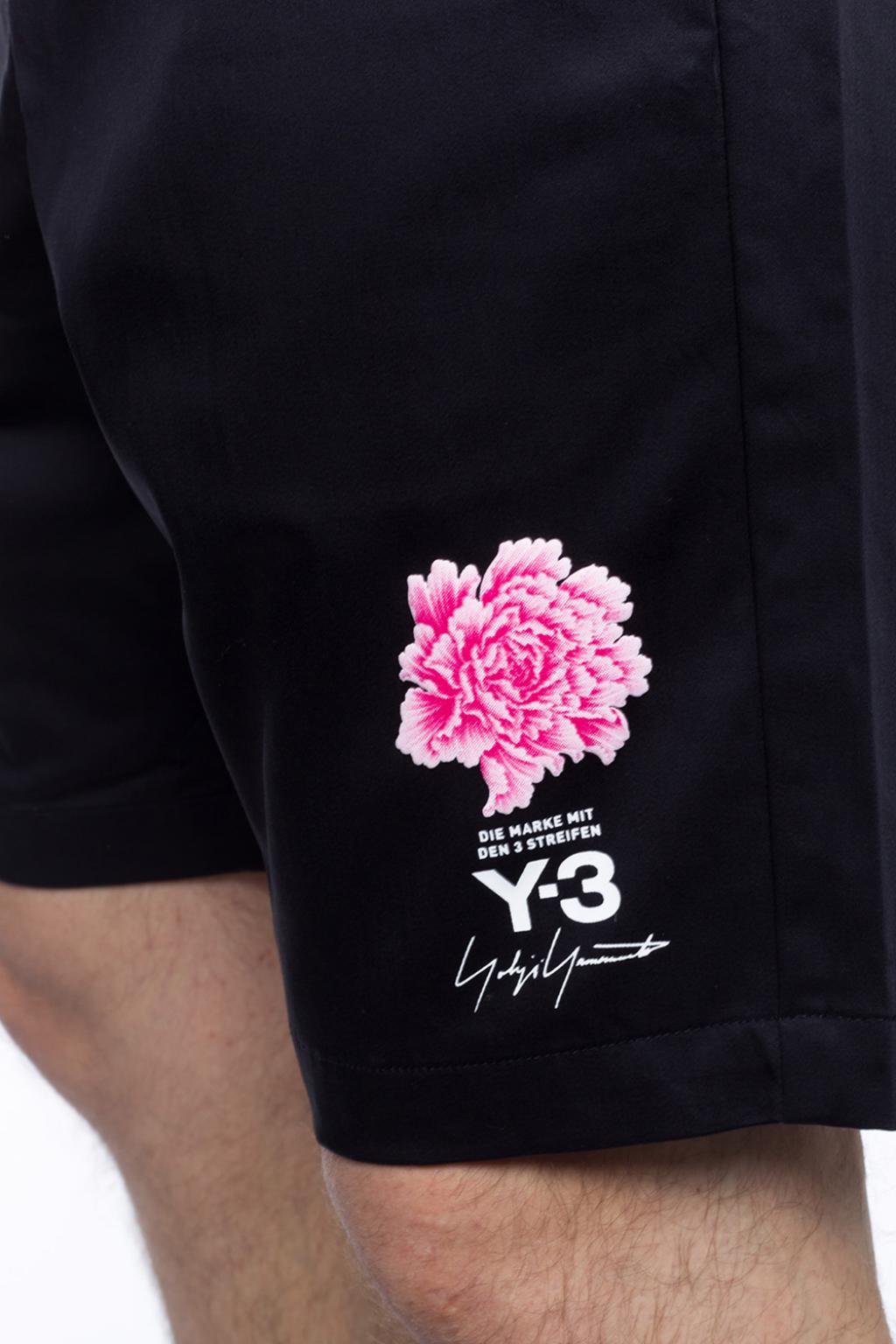 Black Logo-printed shorts Y-3 Yohji Yamamoto - Vitkac France